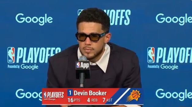 百家乐-布克谈被罚款并撤技犯：我的理解是 虽然我是对的但我不能说